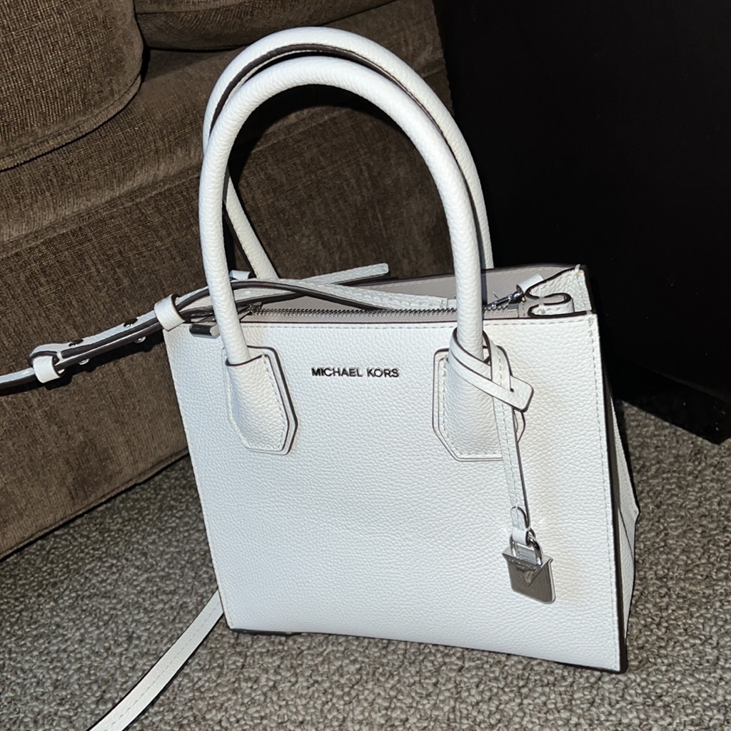 Michael Kors Crossbody Purse. White